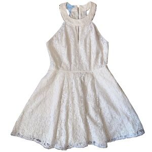 Draper James White Lace Mini Dress - Size 6